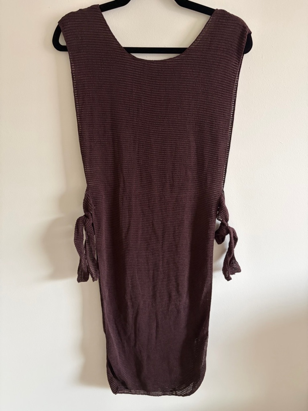 Beach Knit coverup brown